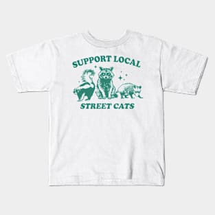 Support Local Street Cats Kids T-Shirt